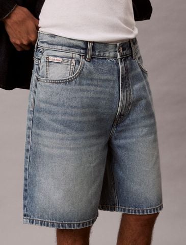 Calvin Klein - Quần jean ngắn nam 90S Vintage Denim Short