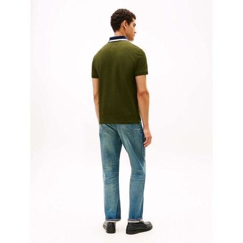 Tommy Hilfiger - Áo thun có cổ polo tay ngắn nam Pique Grafic Collar Regular Polo