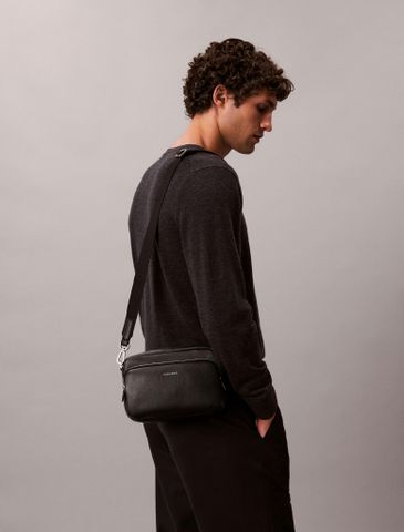 Calvin Klein - Túi đeo chéo nam Micro Pebble Camera Bag - 2