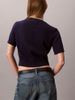 Calvin Klein - Áo Len Tay Ngắn Nữ Monogram Cropped Sweater
