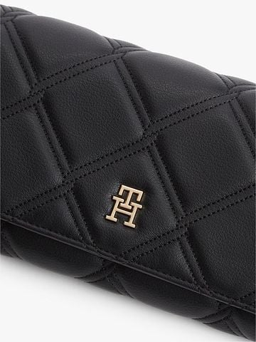 Tommy Hilfiger - Ví Nữ Quilted TH Monogram Chain Strap Wallet