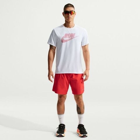 Nike - Áo Tay Ngắn Thể Thao Nam Miler Dri-Fit Uv-Protection Short Sleeve Running Top