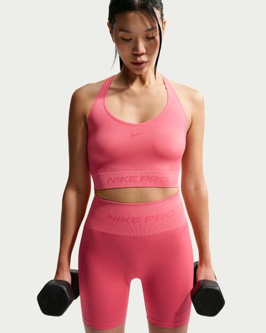 Nike - Áo Thun Ba Lỗ Thể Thao Nữ Pro Seamless Dri-FIT Cropped Tank Top