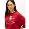 Tommy Hilfiger - Áo nỉ tay dài nữ Varsity Crest Terry Sweatshirt
