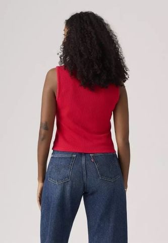 Levi's - Áo sơ mi len nữ Rory Button-up Top - Red - 3