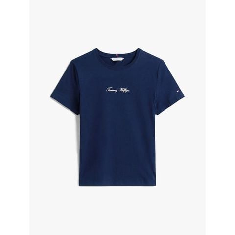 Tommy Hilfiger - Áo thun tay ngắn nữ Classic Script Regular Tee - 2