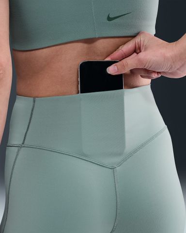 Nike - Quần dài thể thao ống bó Nữ Universa Women's High-Waisted Full-Length Leggings with No Front Seam