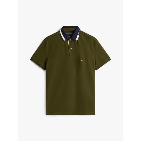 Tommy Hilfiger - Áo thun có cổ polo tay ngắn nam Pique Grafic Collar Regular Polo