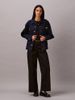 Calvin Klein - Áo Khoác Jean Nữ Denim Cinched Belted Jacket