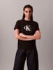 Calvin Klein - Áo Thun Tay Ngắn Nữ Classic Monologo Metallic