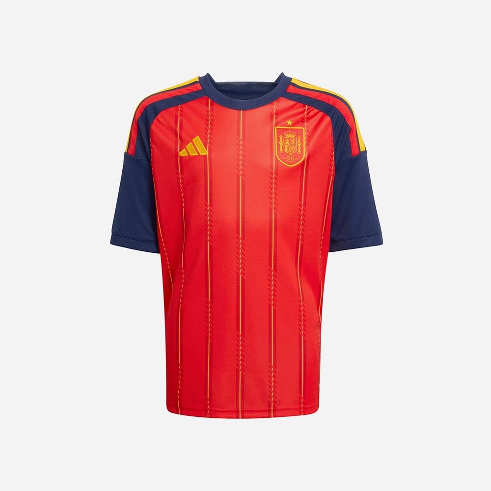 Adidas - Áo Tay Ngắn Thể Thao Trẻ Em Football RFEF Home Jersey