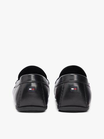 Tommy Hilfiger - Giày Thời Trang Nam Flag Plaque Leather Driver Shoes