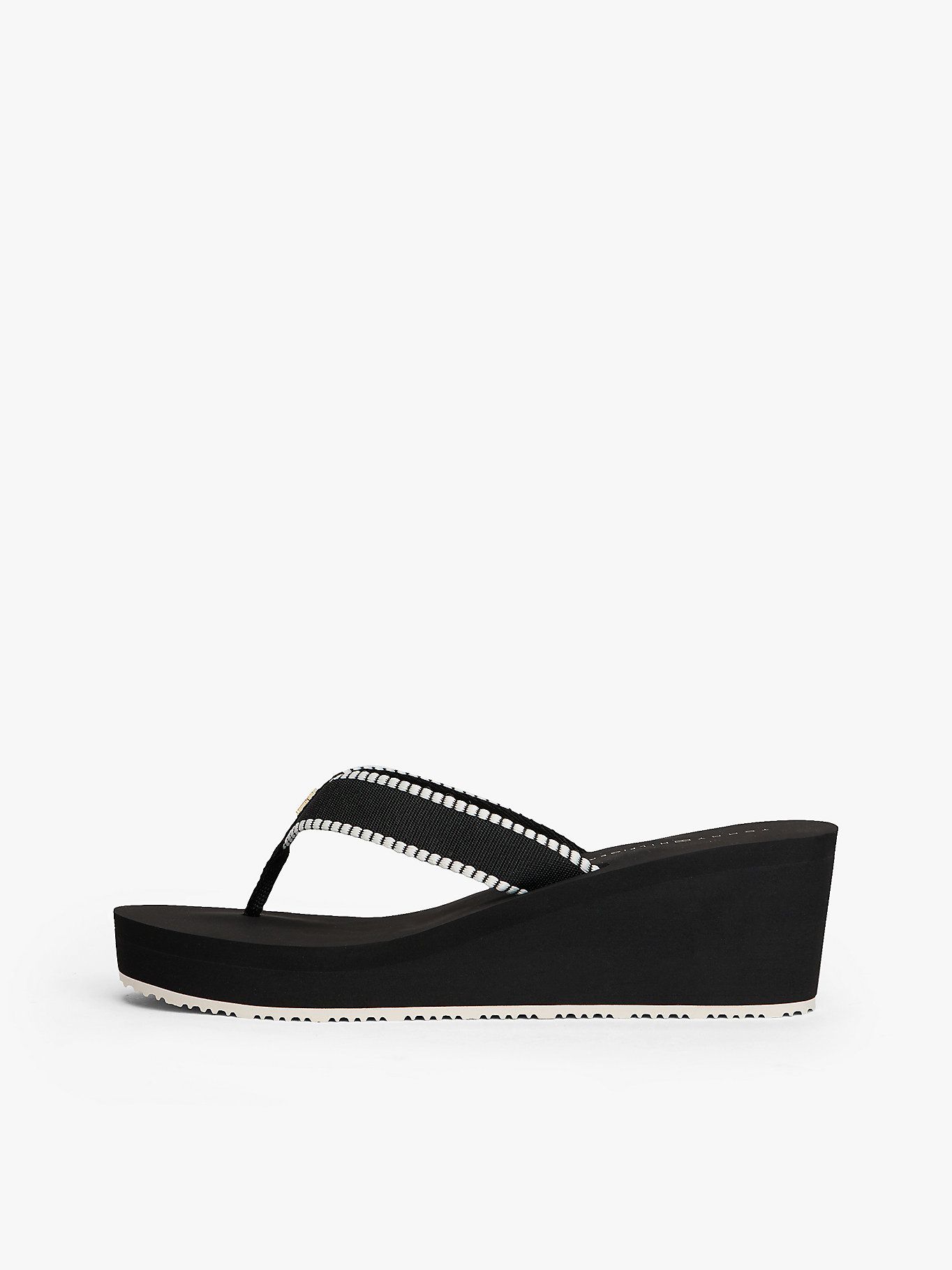 Tommy Hilfiger - Dép xỏ ngón nữ TH Monogram Wedge Flip-Flops