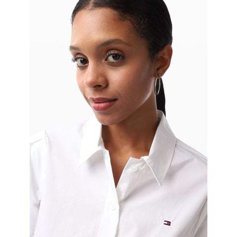 Tommy Hilfiger - Đầm nữ Classic Poplin Puff Slim Dress - 4