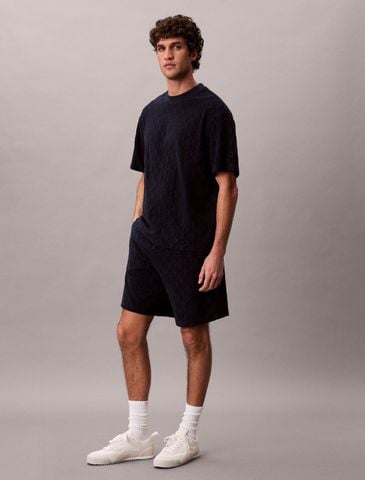 Calvin Klein - Quần Ngắn Thể Thao Nam Emblem Logo Towelling Shorts