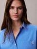 Calvin Klein - Áo Sơ Mi Nữ Cropped Cotton Poplin Shirt