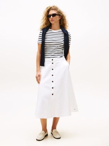 Tommy Hilfiger - Áo Thun Tay Ngắn Nữ Cody Slim Crew Neck T-Shirt