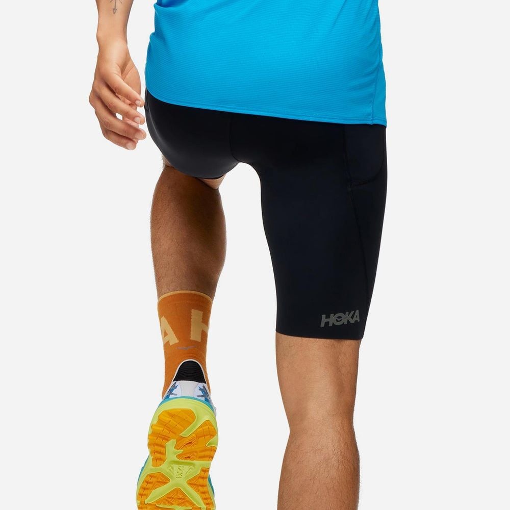 Hoka - Quần ngắn ống bó thể thao nam Novafly Half Running