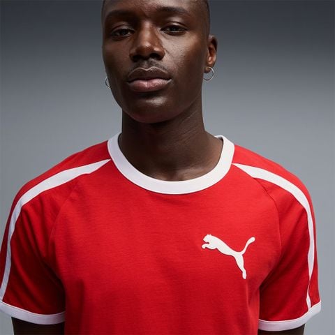 Puma - Áo Thun Tay Ngắn Nam T7 Big Cat Ringer Tee