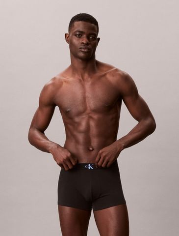 Calvin Klein - Set 3 Quần Lót Nam Graphic Monogram Cotton Stretch Trunks - 3