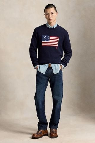 Ralph Lauren - Quần Jeans Nam Woven-Straight-Pants Hampton Rigid