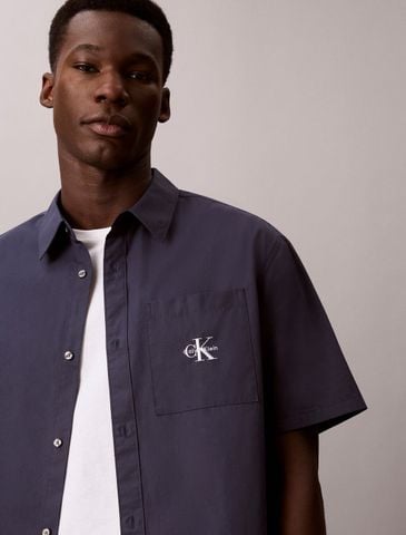 Calvin Klein - Áo Sơ Mi Nam Washed Cotton Poplin Relaxed Shirt - 2