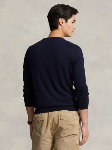 Ralph Lauren - Áo Sweater Nam Slim Fit Cotton Sweater