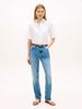 Tommy Hilfiger - Áo Sơ Mi Tay Ngắn Nữ Essential Poplin Short Sleeve Shirt