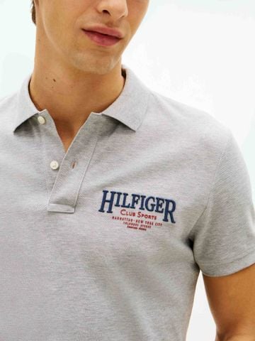 Tommy Hilfiger - Áo Thun Có Cổ Nam Left Chest Graphic Regular Polo