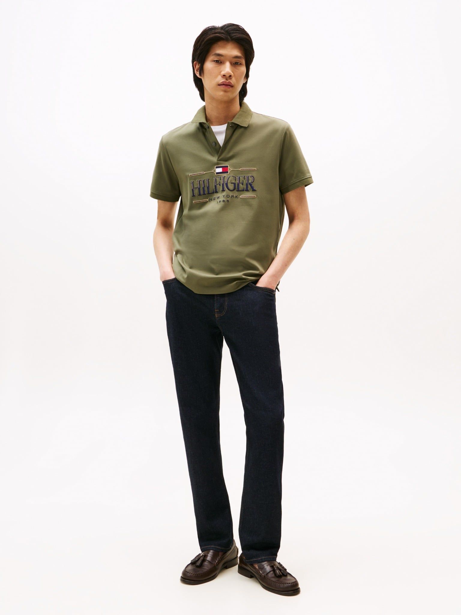 Tommy Hilfiger - Áo thun có cổ polo tay ngắn nam Icon Regular Polo