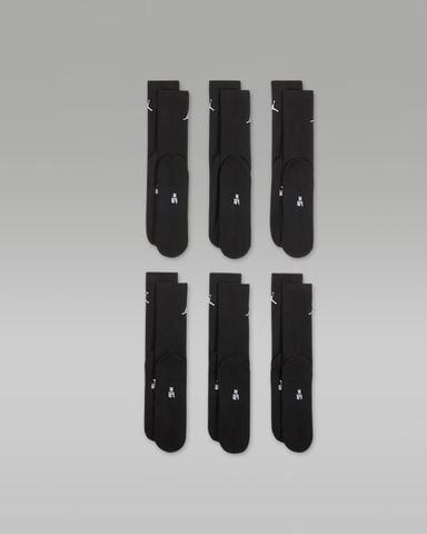 Nike - Vớ Nam Nữ Jordan Everyday Cushioned Crew Socks (6 Pairs)
