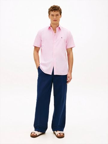 Tommy Hilfiger - Áo Sơ Mi Nam TH Flex Regular Fit Short Sleeve Shirt