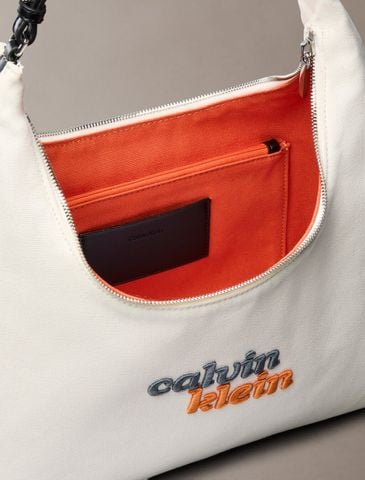 Calvin Klein - Túi Đeo Vai Nữ Graphic Canvas Medium Shoulder Bag
