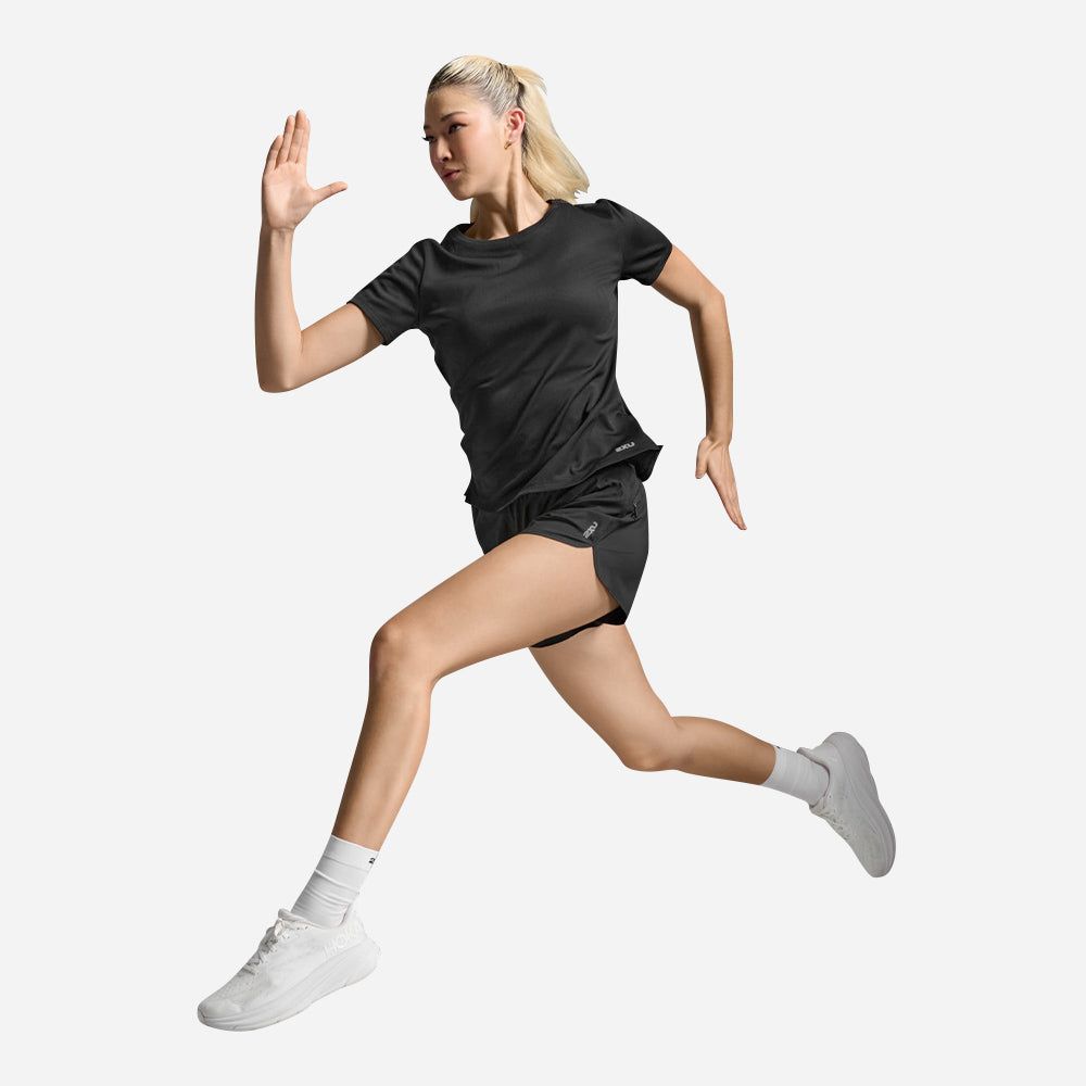 2Xu - Áo thun thể thao nữ Aero Mesh Tee Running