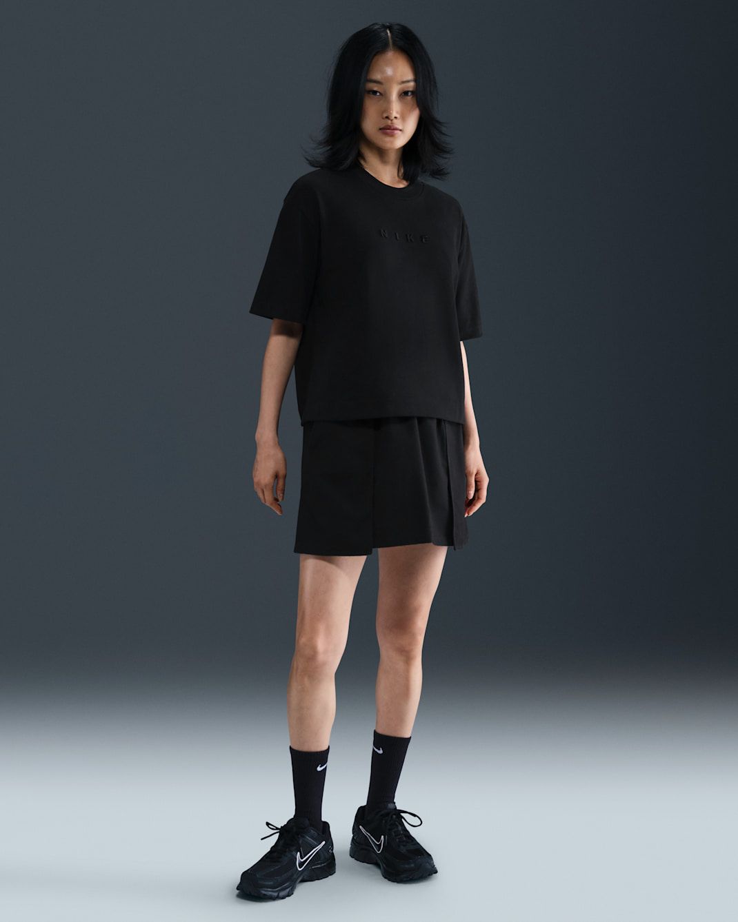 Nike - Áo tay ngắn thể thao Nữ Sportswear Women's Boxy Short-Sleeve T-Shirt