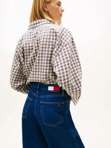 Tommy Hilfiger - Quần Jean ống rộng Nữ TH Claire Highrise Jeans