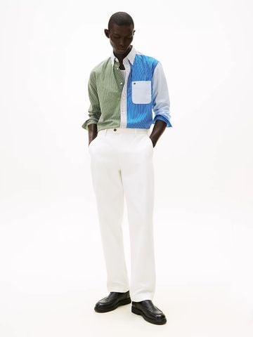 Tommy Hilfiger - Áo sơ mi tay dài nam TH Flex Colour-Blocked Relaxed Fit Shirt