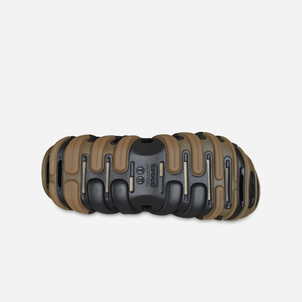 Crocs - Xăng đan nam nữ Echo Gum Ro Clog Black Lifestyle