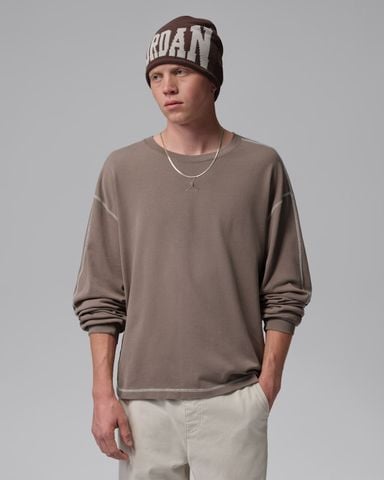 Nike - Áo Tay Dài Thể Thao Nam Jordan Flight Heavyweight Long-Sleeve Top