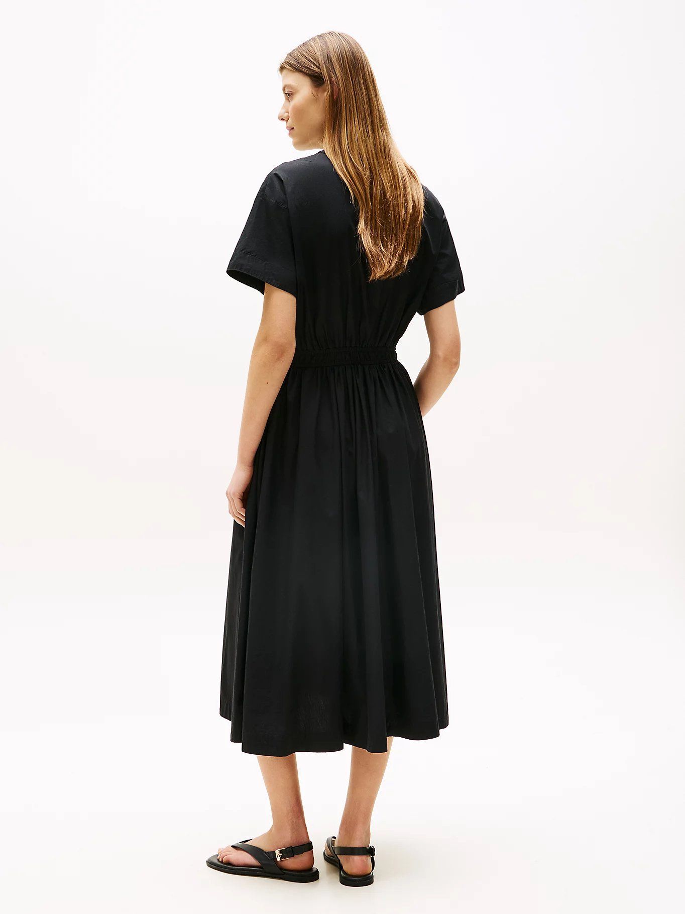 Tommy Hilfiger - Đầm nữ Smock Relaxed Midi Dress