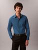 Calvin Klein - Áo sơ mi tay dài nam Long Solid Stretch Slim Shirt