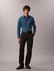 Calvin Klein - Áo sơ mi tay dài nam Long Solid Stretch Slim Shirt