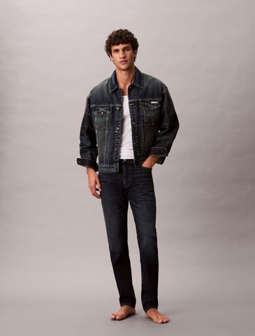 Calvin Klein - Quần jeans ống ôm nam Slim Taper 37.5 Jeans