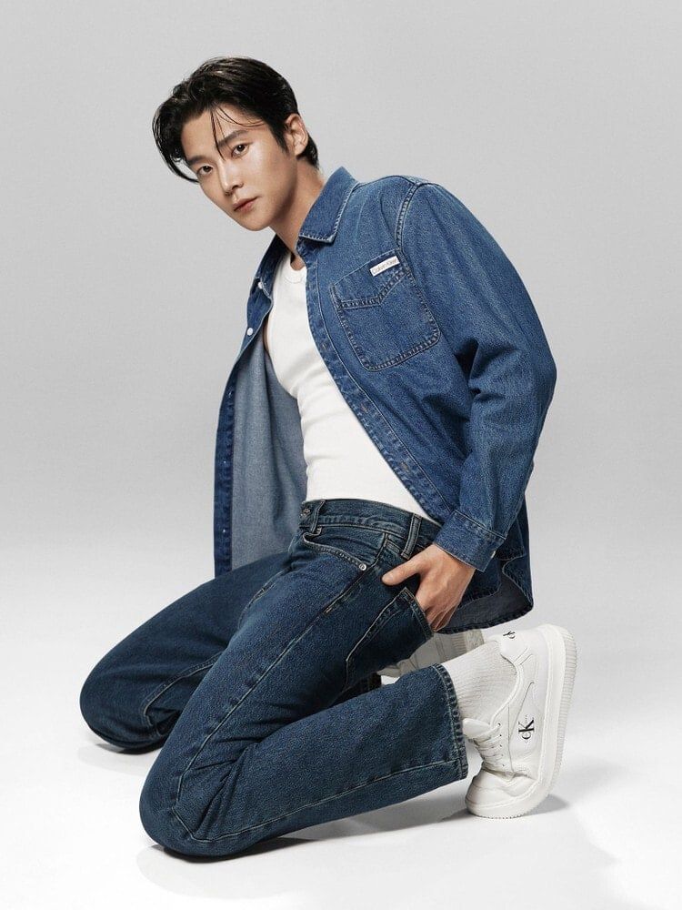 Calvin Klein - Áo sơ mi tay dài nam Denim Classic Button-Down Shirt