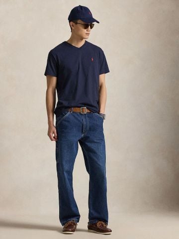 Ralph Lauren - Áo Thun Tay Ngắn Nam Classic Fit Jersey V-Neck T-Shirt