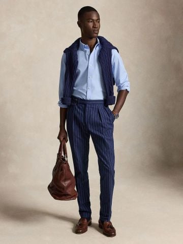 Ralph Lauren - Áo Sơ Mi Tay Dài Nam Custom Fit Stretch Poplin Shirt
