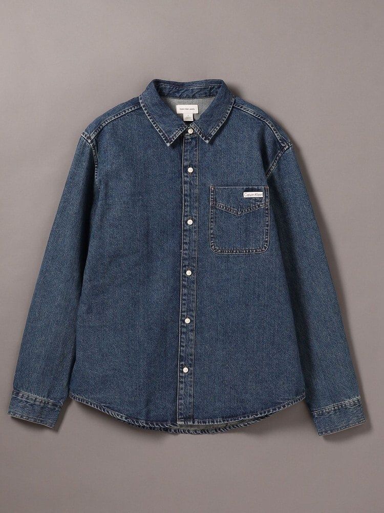 Calvin Klein - Áo sơ mi tay dài nam Denim Classic Button-Down Shirt