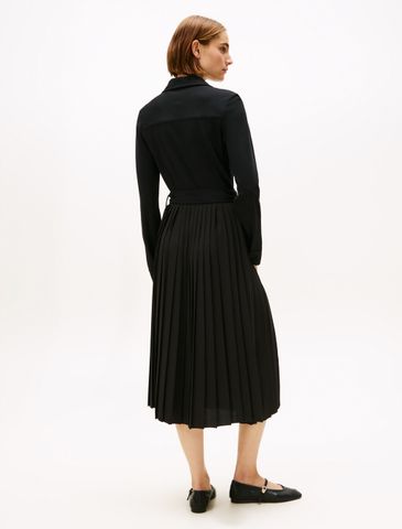 Tommy Hilfiger - Đầm nữ Interlock Mix Media Polo Dress