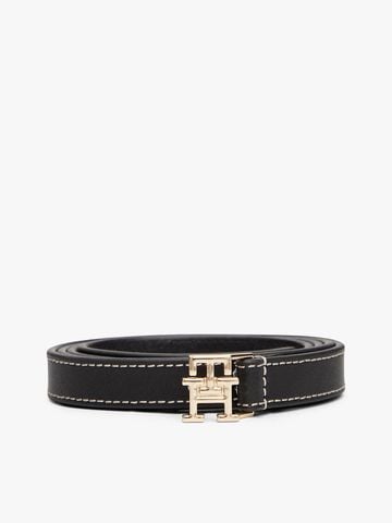Tommy Hilfiger - Dây nịt nữ TH Monogram Plaque Buckle Leather Belt