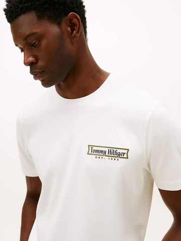 Tommy Hilfiger - Áo thun tay ngắn nam Diner Motif Interlock Tee - 3